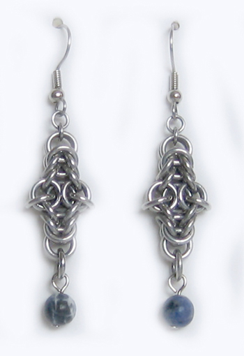 Byzantine Cross Earrings
