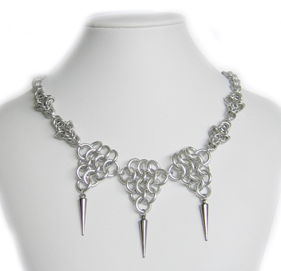 Spiked Chainmaille Choker
