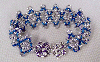 Blue Japanese Lace Bracelet