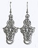 Chunky Byzantine Cross Earrings