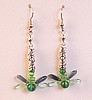 Byzantine dragonfly earrings