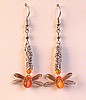 Byzantine dragonfly earrings