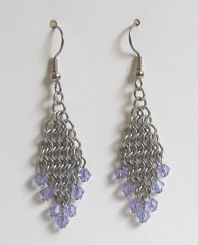 Euro 4-1 diamond earrings