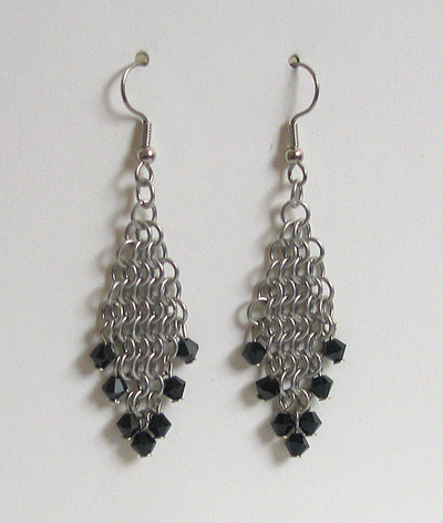Euro 4-1 diamond earrings