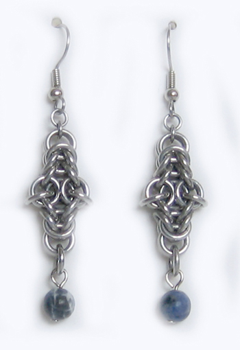 Byzantine Cross Earrings