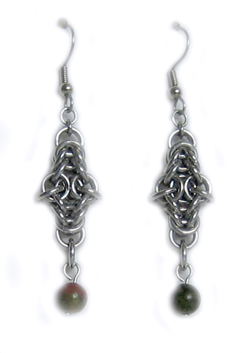 Byzantine Cross Earrings