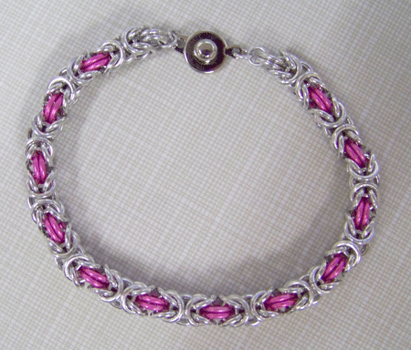 Byzantine tennis bracelet