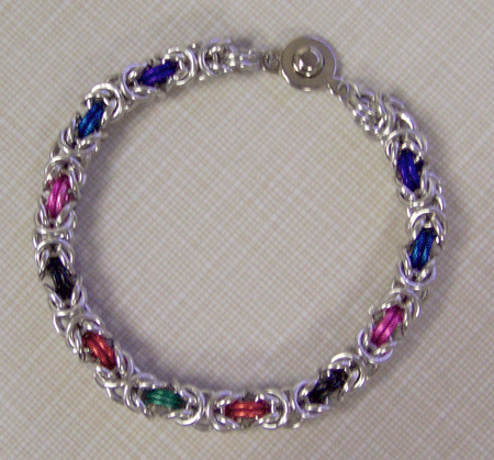 Byzantine tennis bracelet