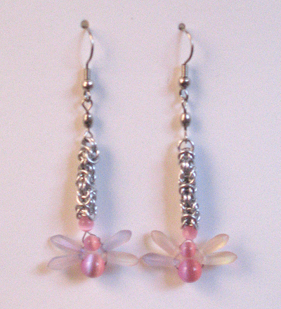 Byzantine dragonfly earrings
