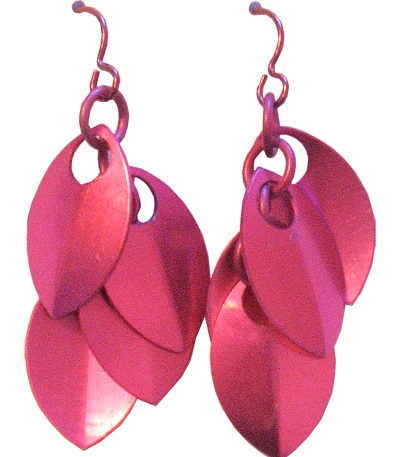 Dragonscale earrings
