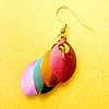 Chainmaille dragonscale earrings