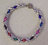 Byzantine tennis bracelet