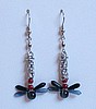 Byzantine dragonfly earrings