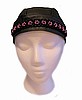 Black Unisex Leather Bandana/Skullcap